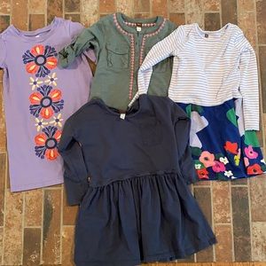 Tea collection bundle of 4 girls dresses size 6